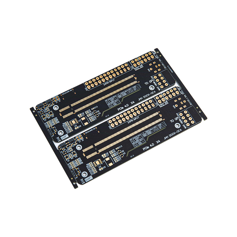 Plaque d'or noircie double face