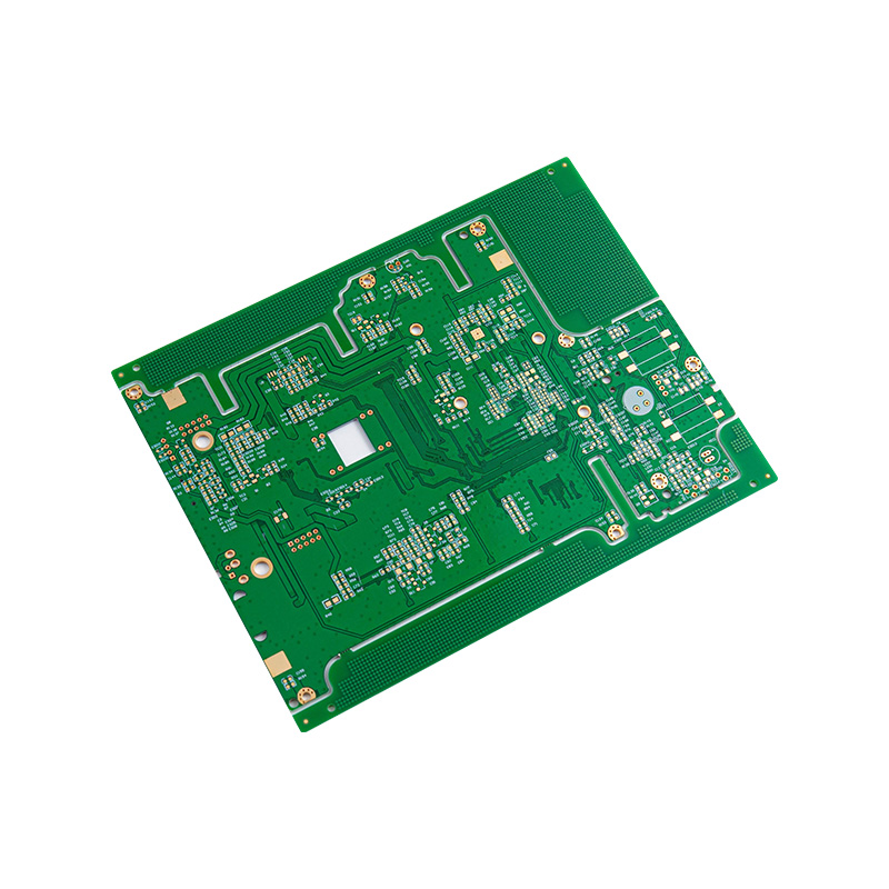 PCB multicouche plaqué or OEM vert Fr-4
