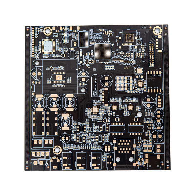 Plaque d'or noircie mate double face